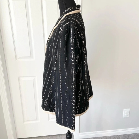 Silk Land  Embroidery Silk Blend Blazer - Picture 2 of 14